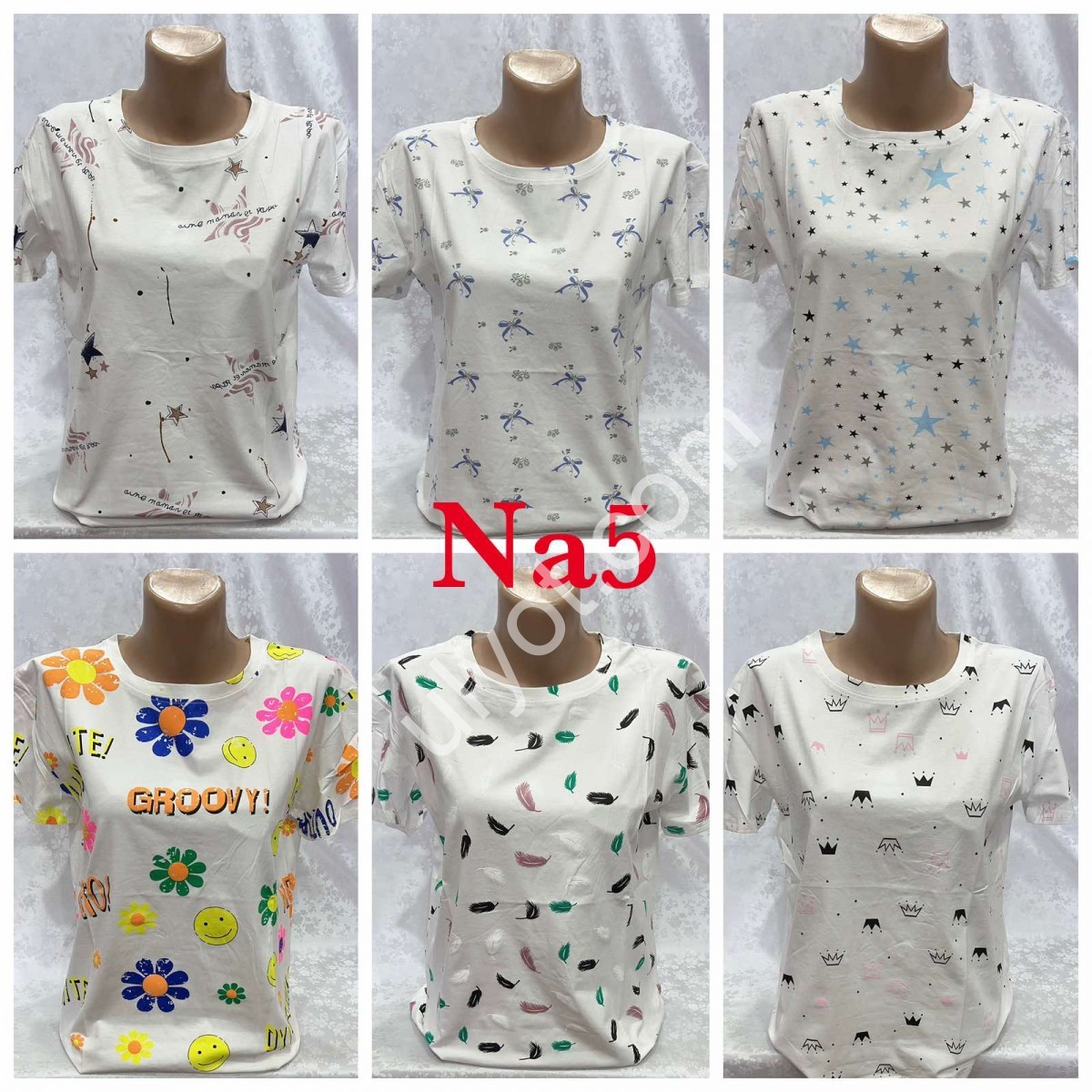 ФУТБОЛКА (ONE SIZE 46/50) МИКС NA5