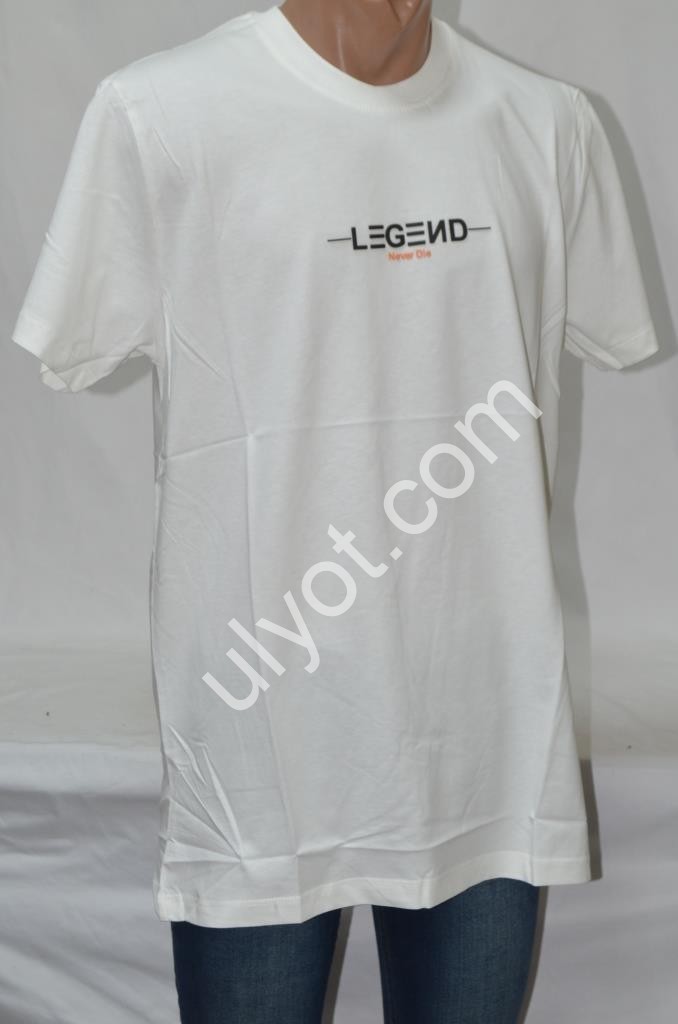 ФУТБОЛКА HGL (S-2XL) БЕЛЫЙ 5136
