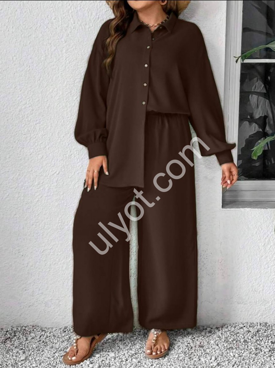 КОСТЮМ (50-62) КОРИЧНЕВЫЙ 205