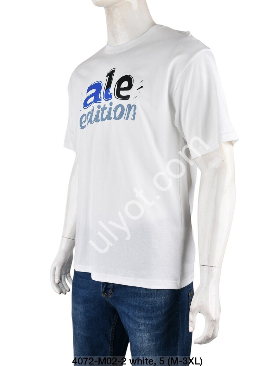 ФУТБОЛКА ALE (M-3XL) БЕЛЫЙ 4072