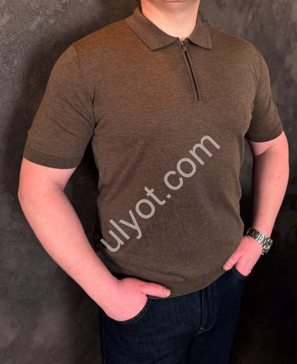 ФУТБОЛКА (M-2XL) КОРИЧНЕВЫЙ VS-4001
