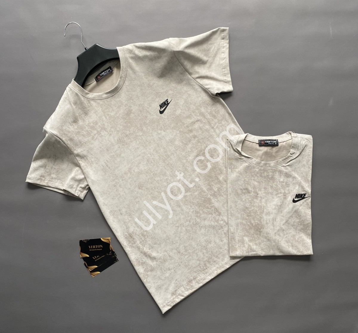 ФУТБОЛКА N02 (S-2XL) СВ.МОЛОЧНЫЙ 444