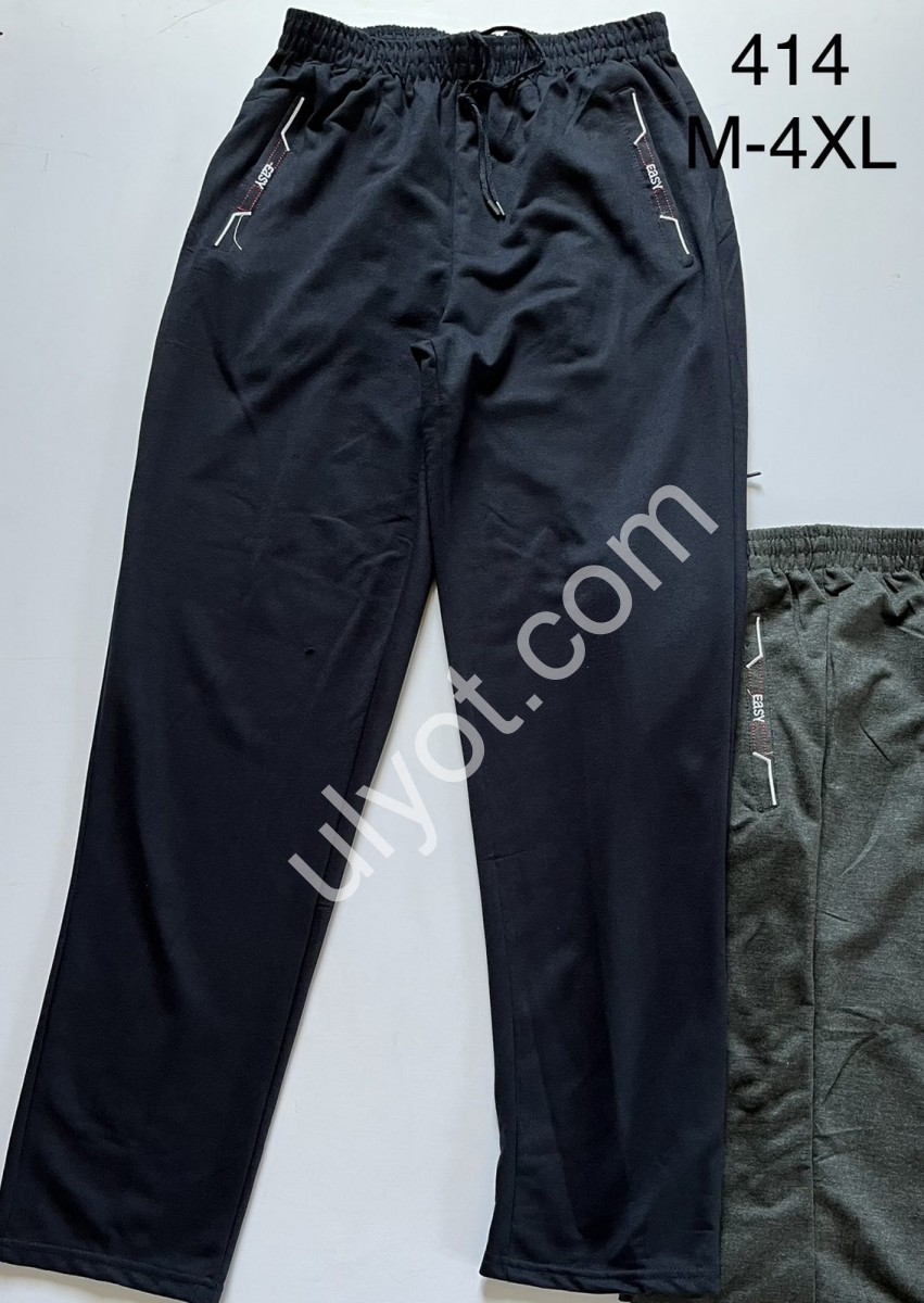 СПОРТ.ШТАНЫ (M-4XL) ПРЯМЫЕ МИКС 414