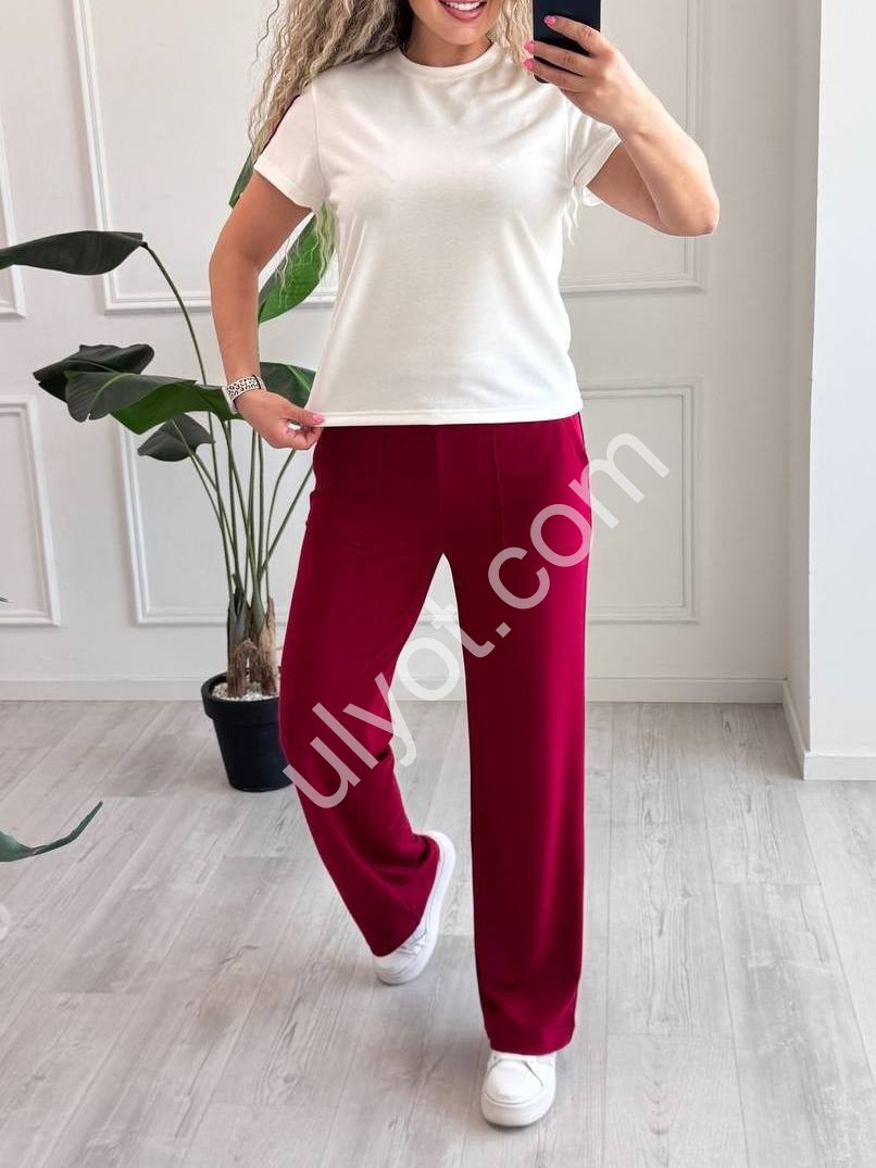 КОСТЮМ (S-XL) БОРДО 3050