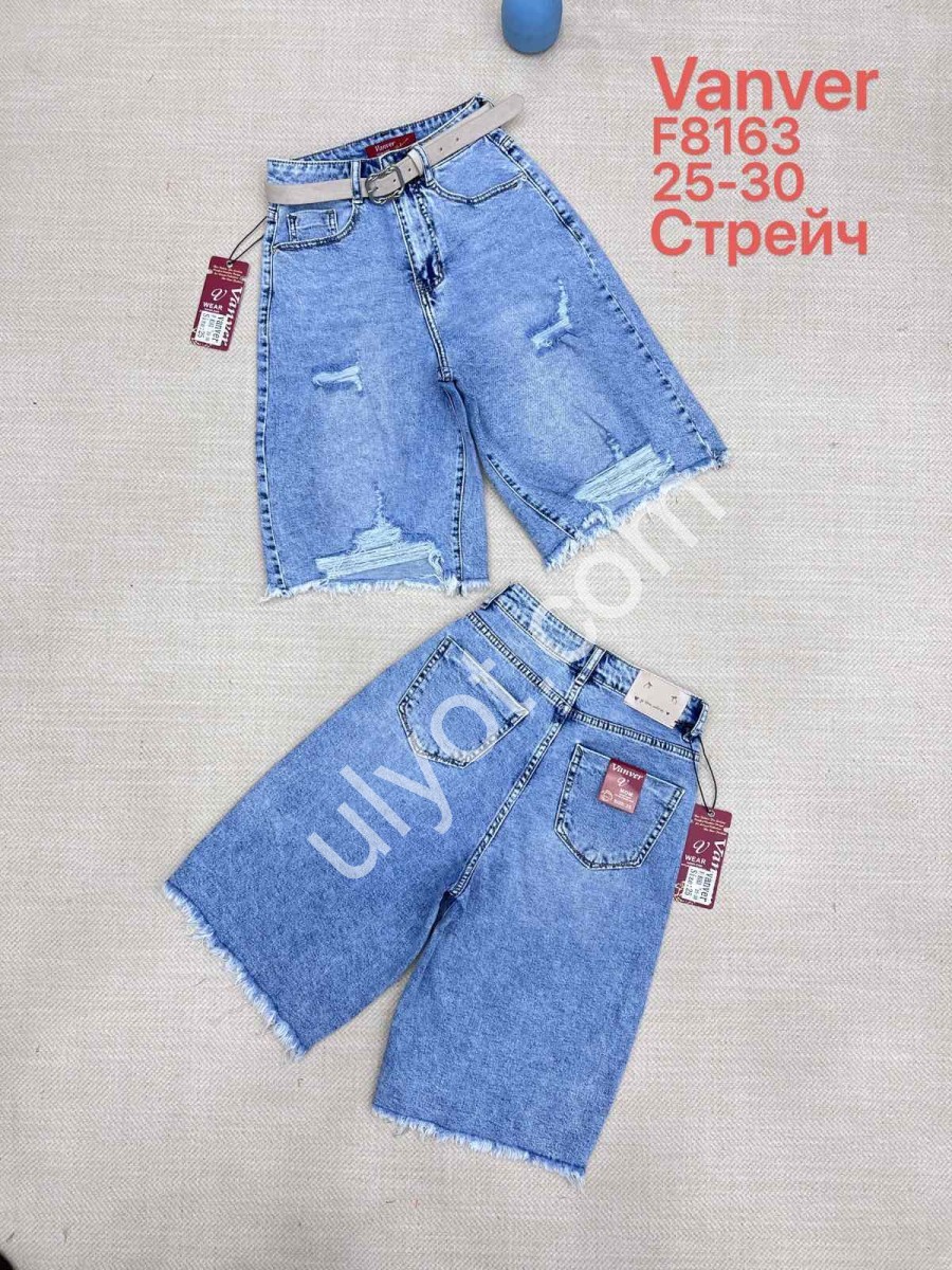 ШОРТЫ VANVER (25-30) СВ.СИНИЙ 8163