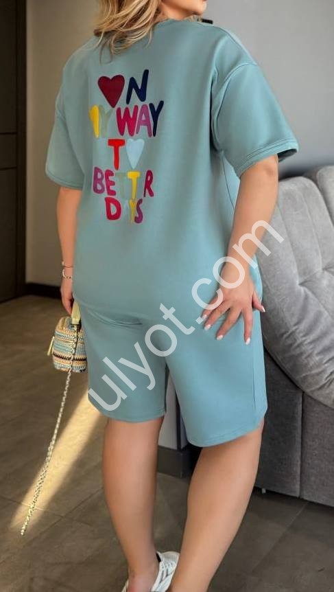 КОСТЮМ (50-60) БЛАКИТНИЙ 516