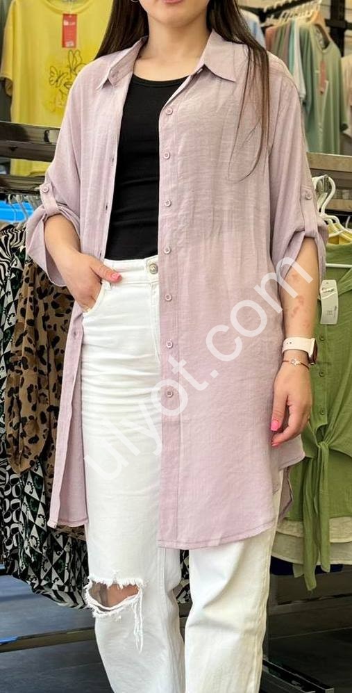ТУНИКА JJF (XL-4XL) ЛИЛОВЫЙ 501