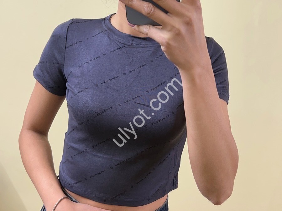 ФУТБОЛКА (S-XL) СИНІЙ DT112