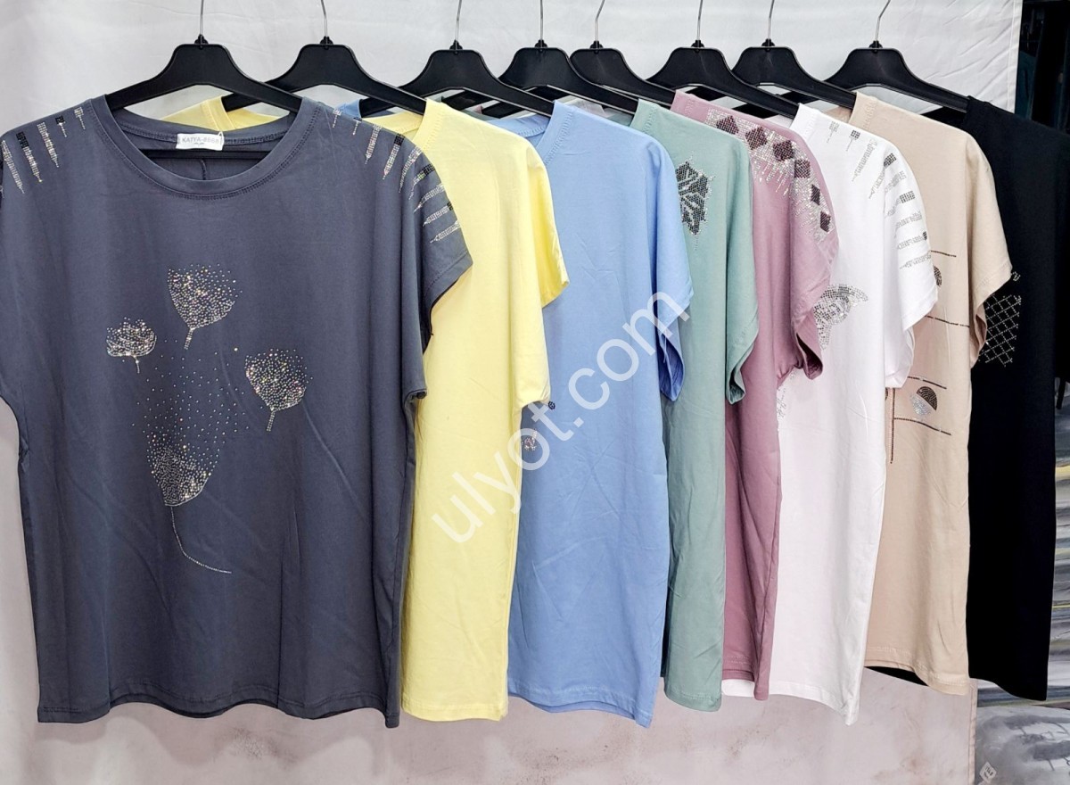 ФУТБОЛКА (ONE SIZE 48/54) МІКС 109