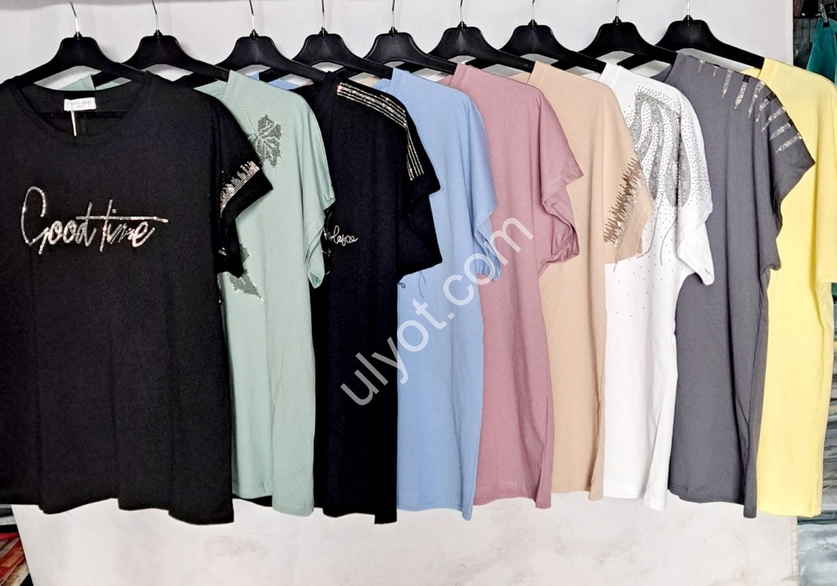ФУТБОЛКА (ONE SIZE 48/54) МІКС 106