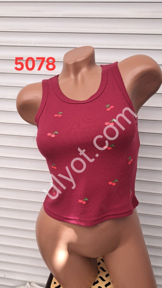 МАЙКА-ТОП (ONE SIZE 42-48) ЧЕРВОНИЙ 5078