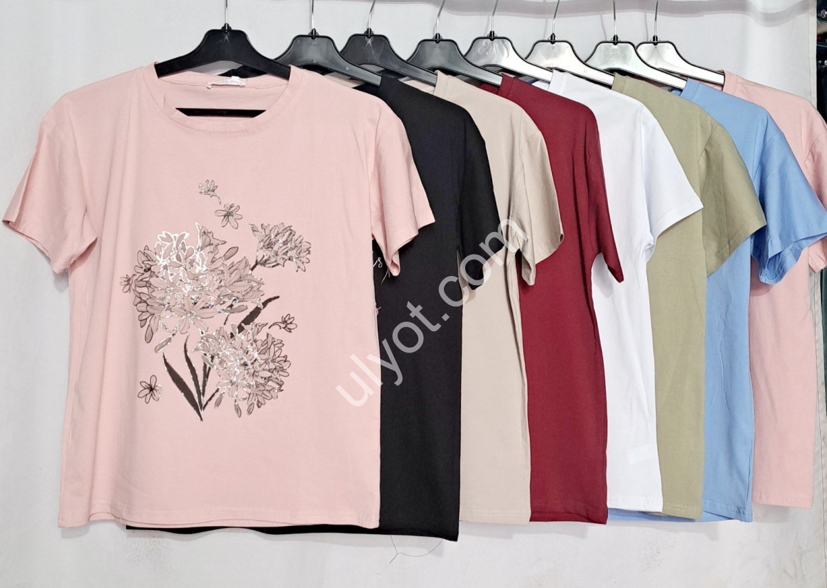 ФУТБОЛКА (ONE SIZE46-50) МИКС 2807