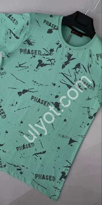 ФУТБОЛКА (S-2XL) БИРЮЗОВЫЙ 1010
