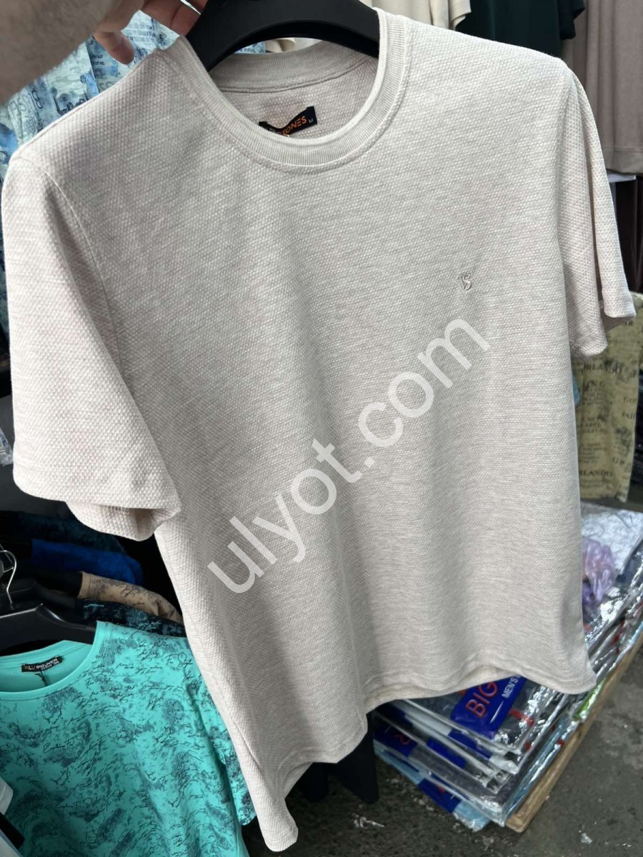 ФУТБОЛКА (M-2XL) СВ.СІРИЙ 5715