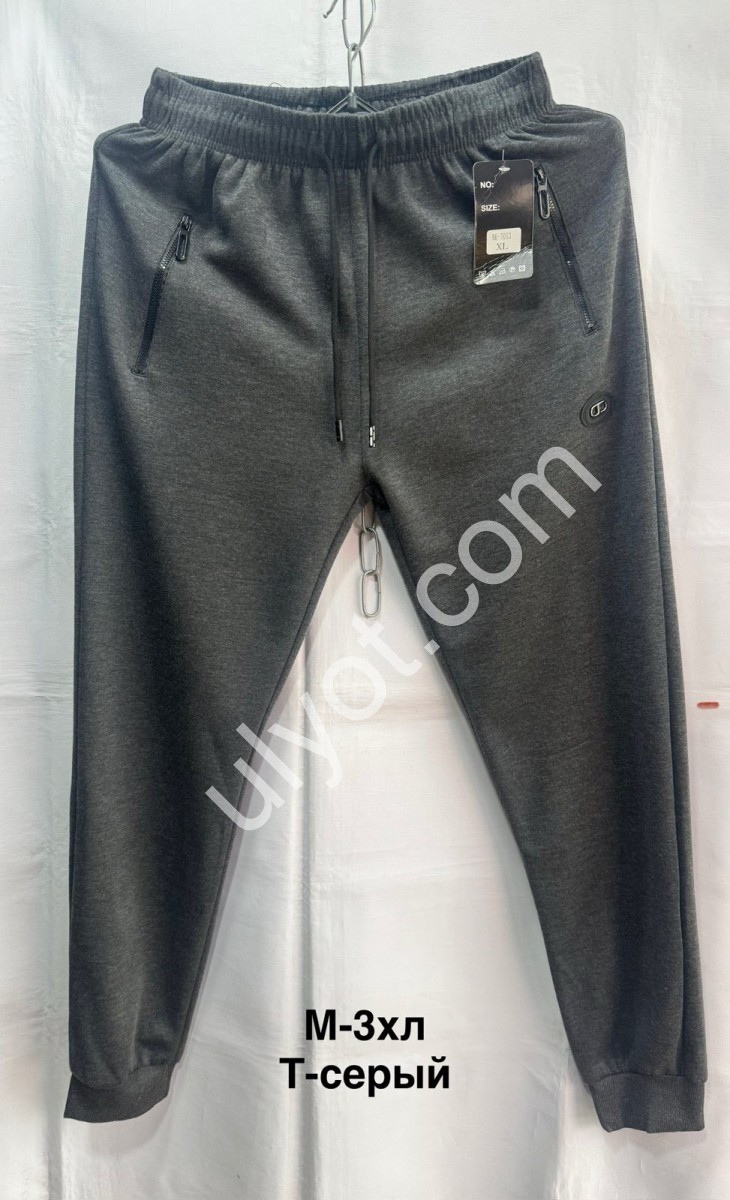 СПОРТ.ШТАНИ (M-3XL) Т.СІРИЙ 7053