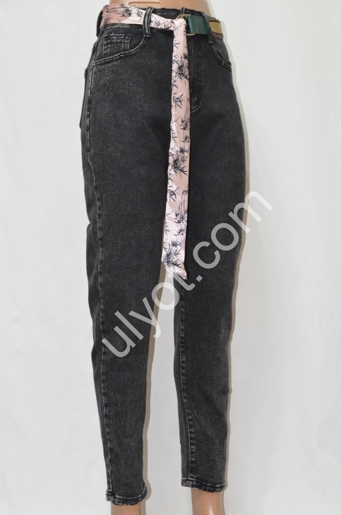 ДЖИНСЫ DENIM (25-30) ГРАФИТ 5705