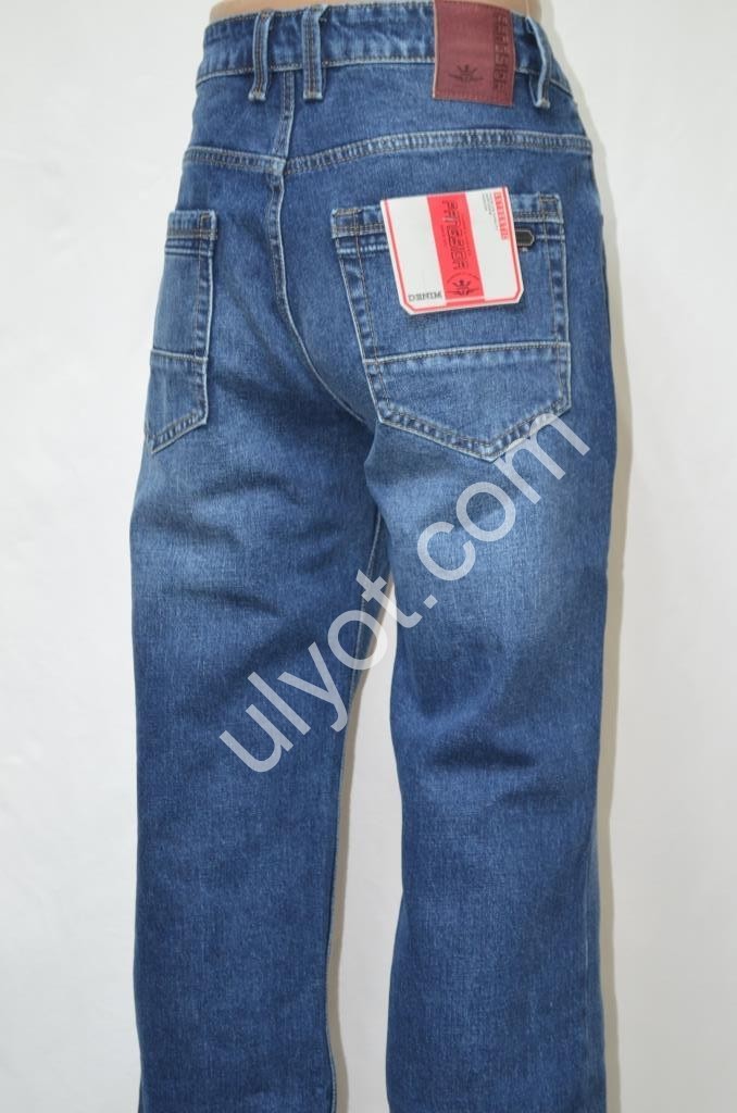 Фото 1 ДЖИНСЫ FANGSIDA (32-38) СИНИЙ 8821