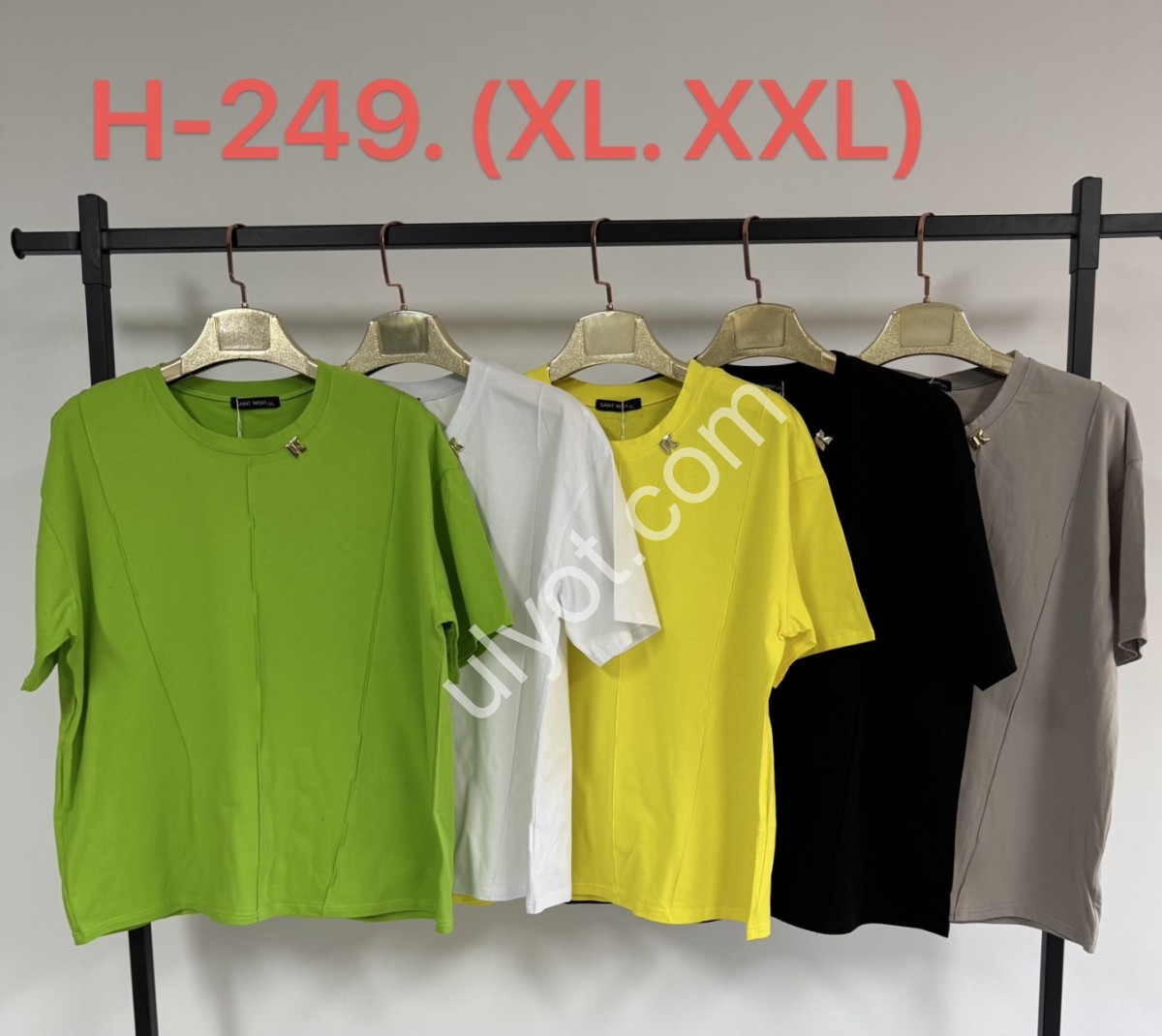 ФУТБОЛКА (XL-2XL) МИКС H-249