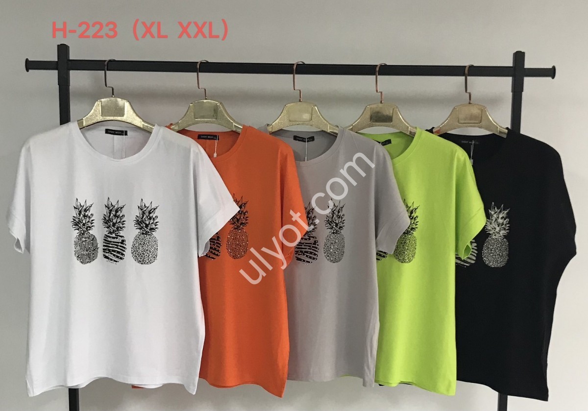 ФУТБОЛКА (XL-2XL) МИКС H 223