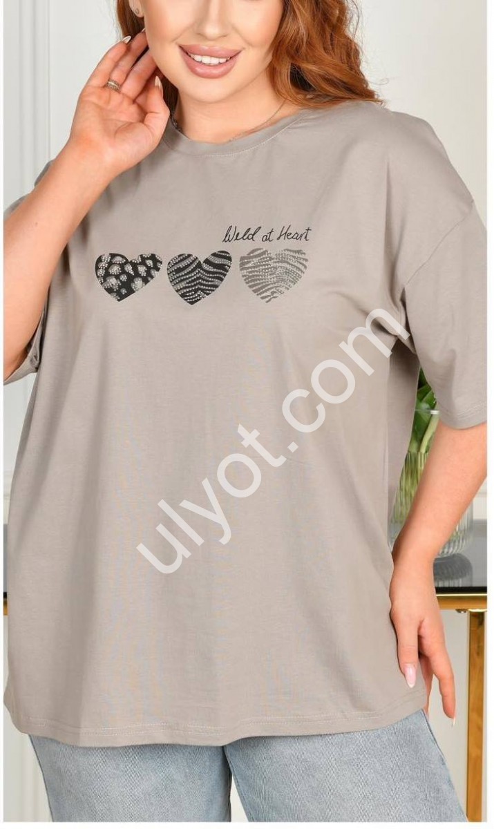 ФУТБОЛКА (XL-2XL) МИКС H 186