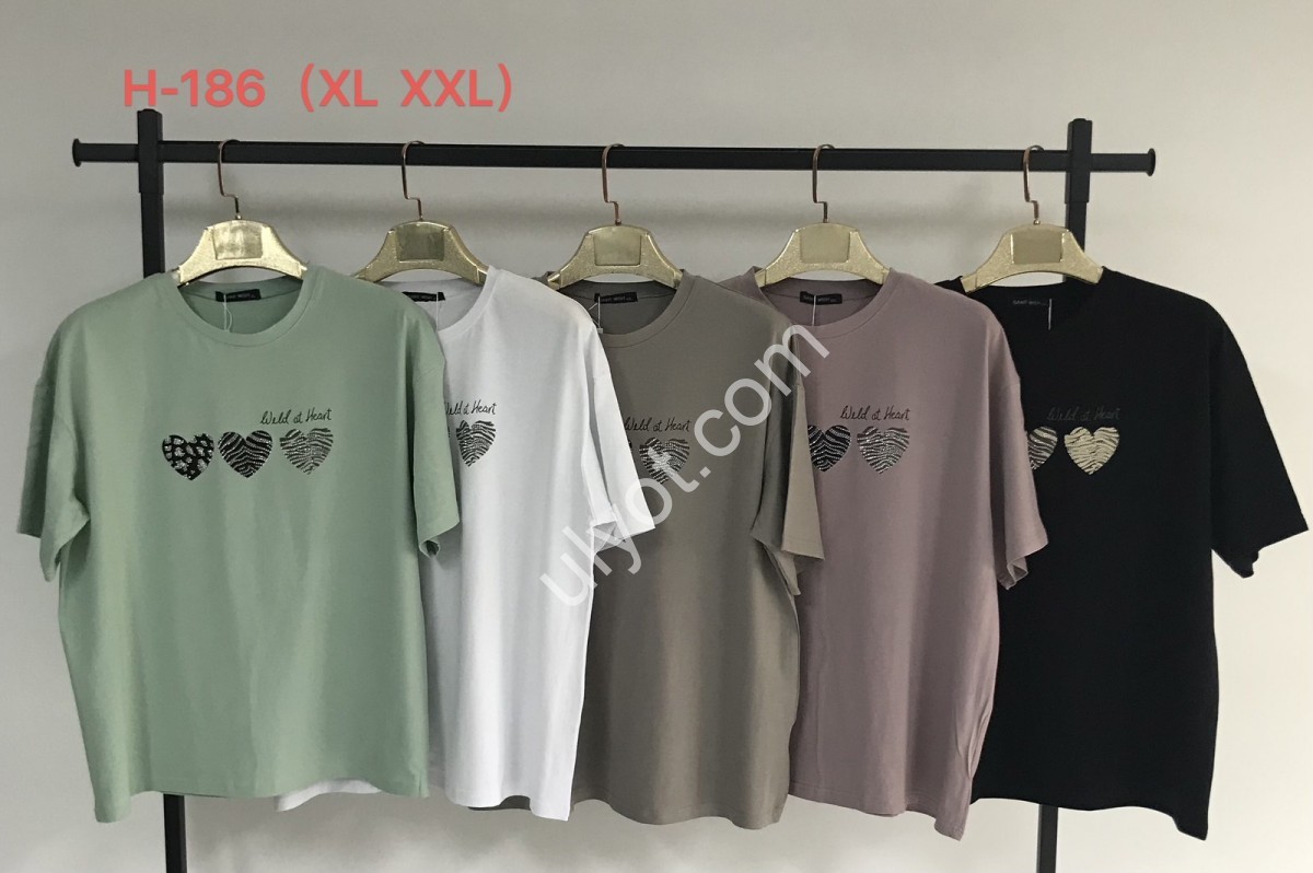 ФУТБОЛКА (XL-2XL) МИКС H 186