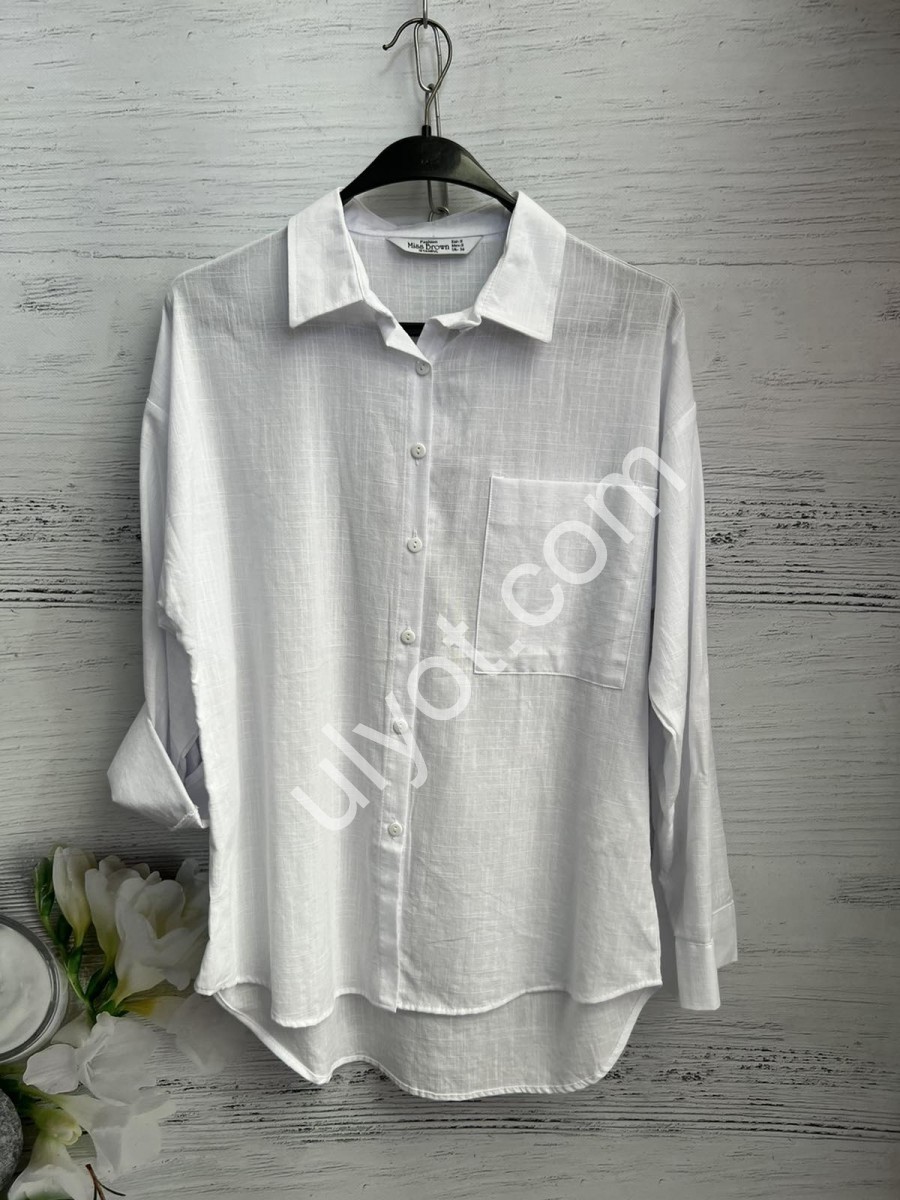 Сорочка-018 (S-XL) БІЛИЙ