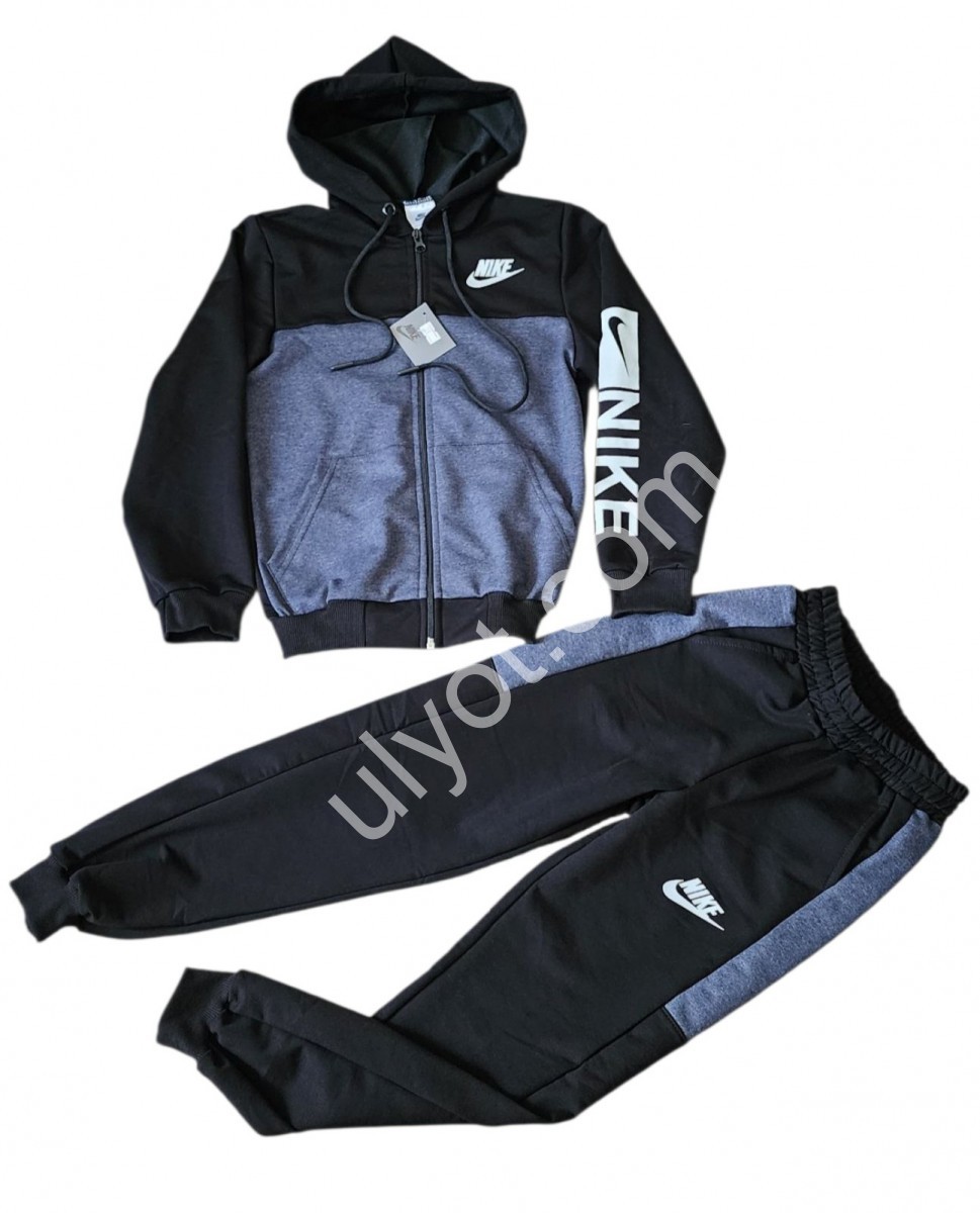 СПОРТ.КОСТЮМ N02 (26-34) МАНЖЕТ СВ.СИНИЙ+ЧЕРНЫЙ 