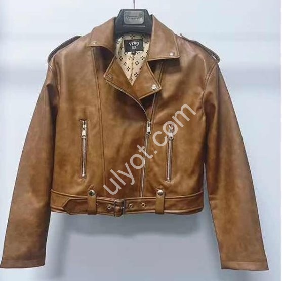 КУРТКА (S-2XL) СВ.КОРИЧНЕВИЙ K-808