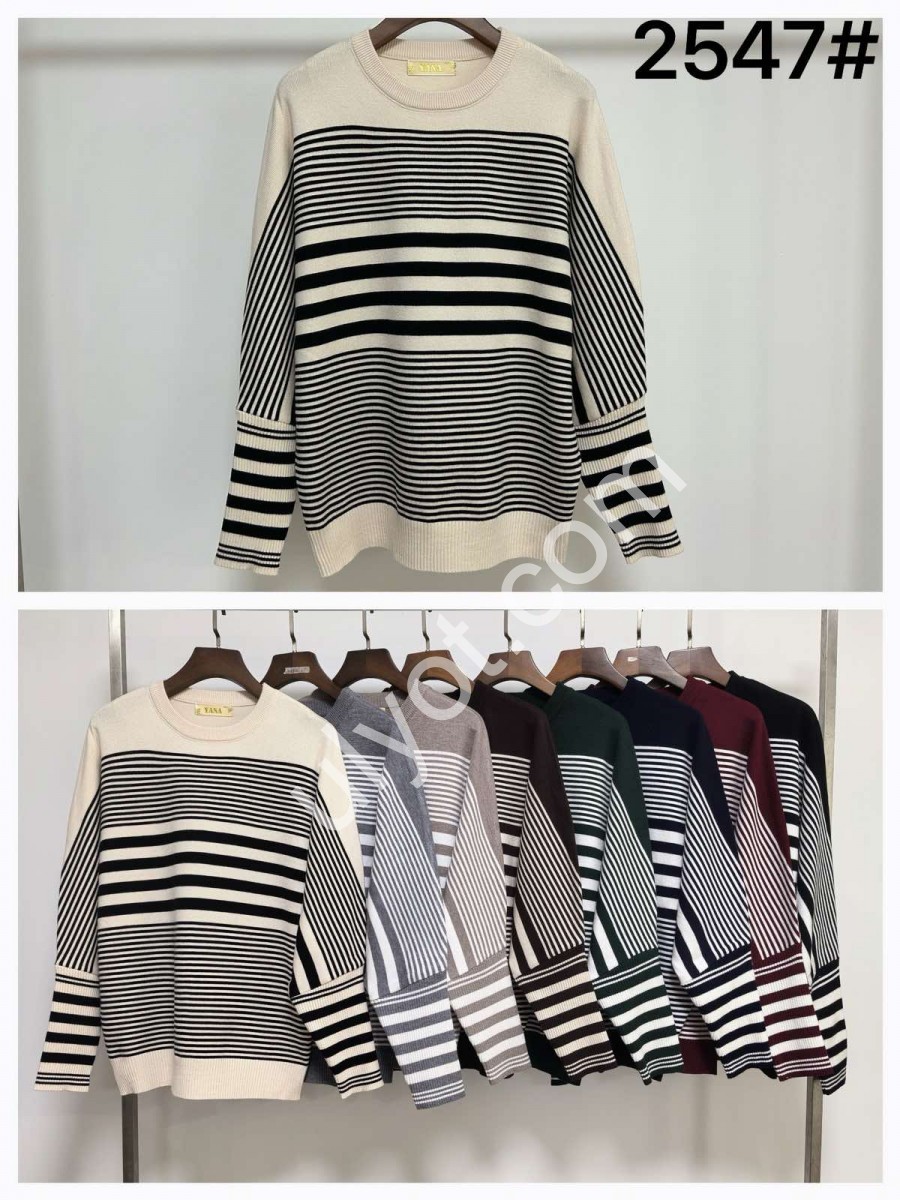 СВИТЕР (ONE SIZE 46-52) МИКС 2547