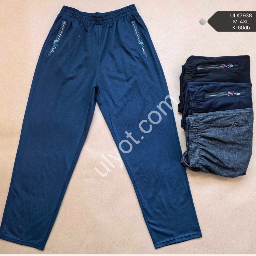 СПОРТ.ШТАНИ (M-4XL) ПРЯМІ МІКС 7940