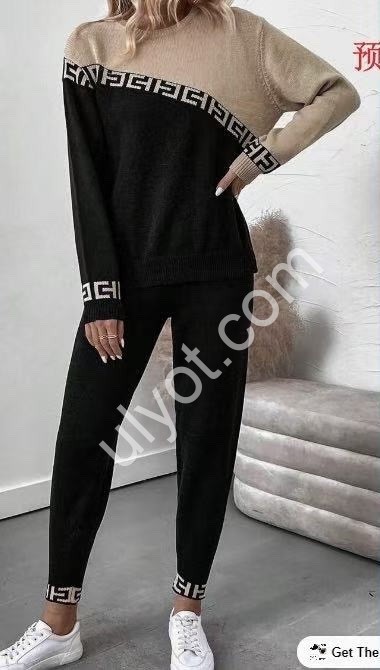 КОСТЮМ (ONE SIZE 46-48) ЧЕРНЫЙ+МОККО 11662