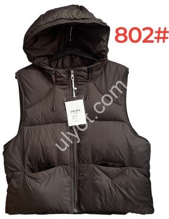 ЖИЛЕТКА (M-2XL) КОРИЧНЕВИЙ 802