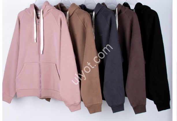 КОФТА JJF (L-4XL) РОЖОВИЙ 50142