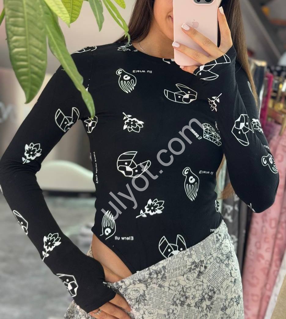 БОДИ (S-XL) СВ.КОРИЧНЕВЫЙ YZ374