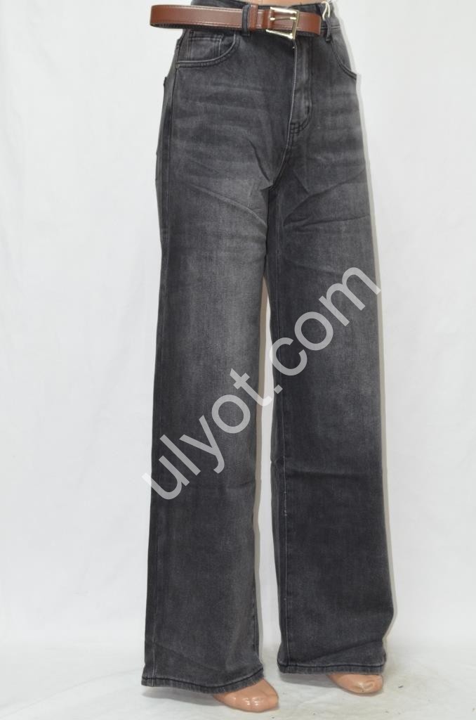ДЖИНСЫ M.SARA (XS-XL) ГРАФИТ 1600-C