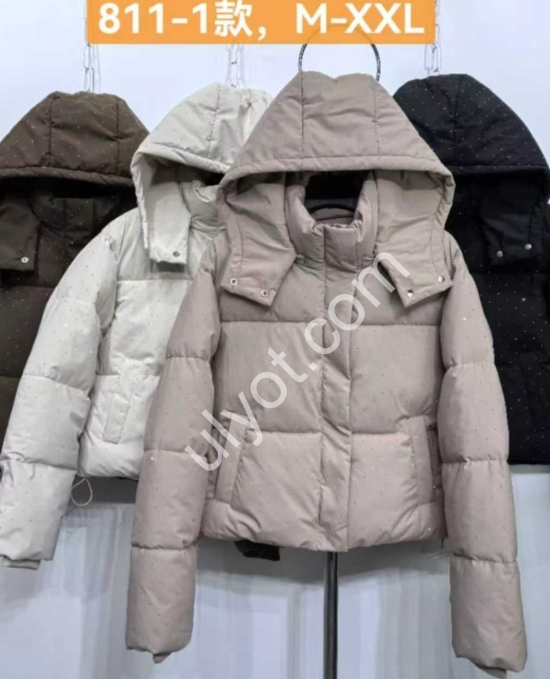 КУРТКА (M-2XL) ЧОРНИЙ 811-1