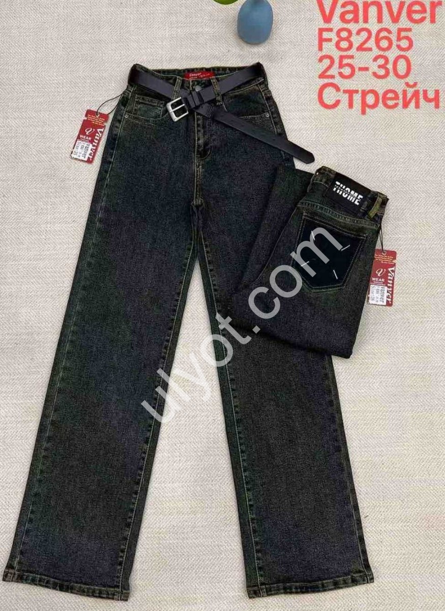 ДЖИНСИ VANVER (25-30) ГРАФІТ F8265