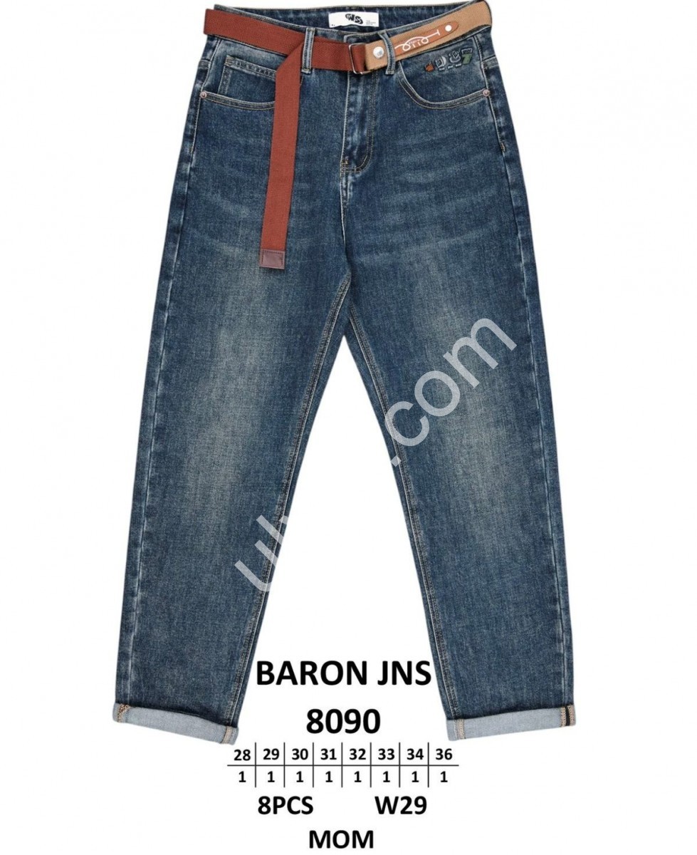 ДЖИНСЫ BARON (28-36) Т.СИНИЙ 8090