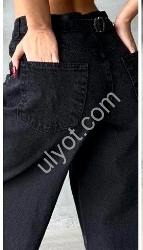 ДЖИНСЫ TOP SHOP (25-32) ЧЕРНЫЙ 3882