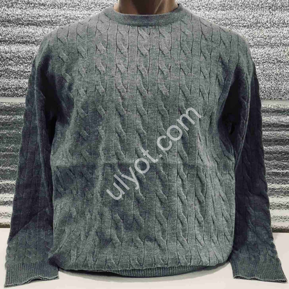 СВИТЕР (M-2XL) СЕРЫЙ 110
