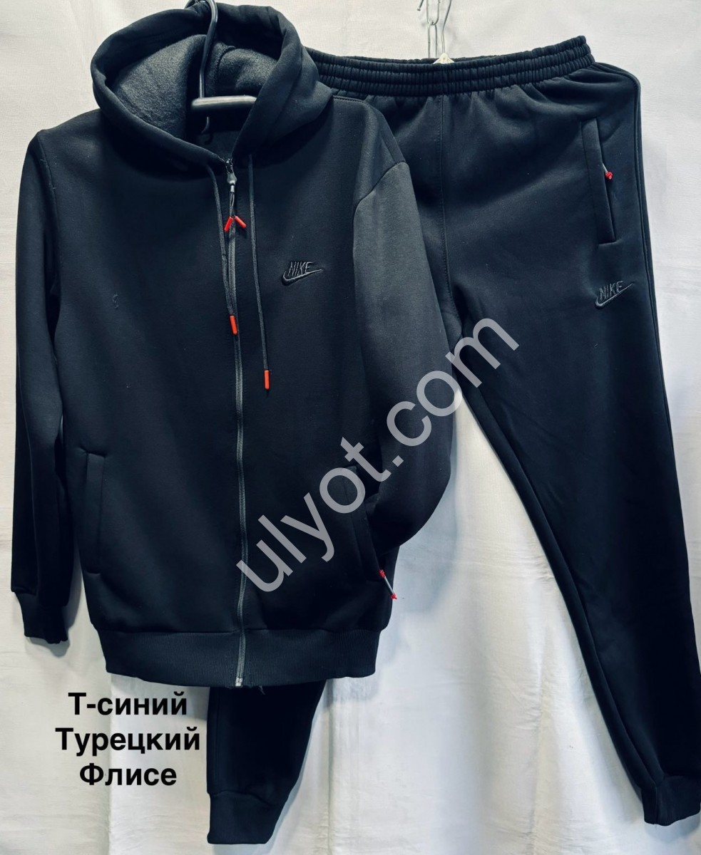 СПОРТ.КОСТЮМ N02 (48-56) ФЛІС МАНЖЕТ Т.СИНІЙ