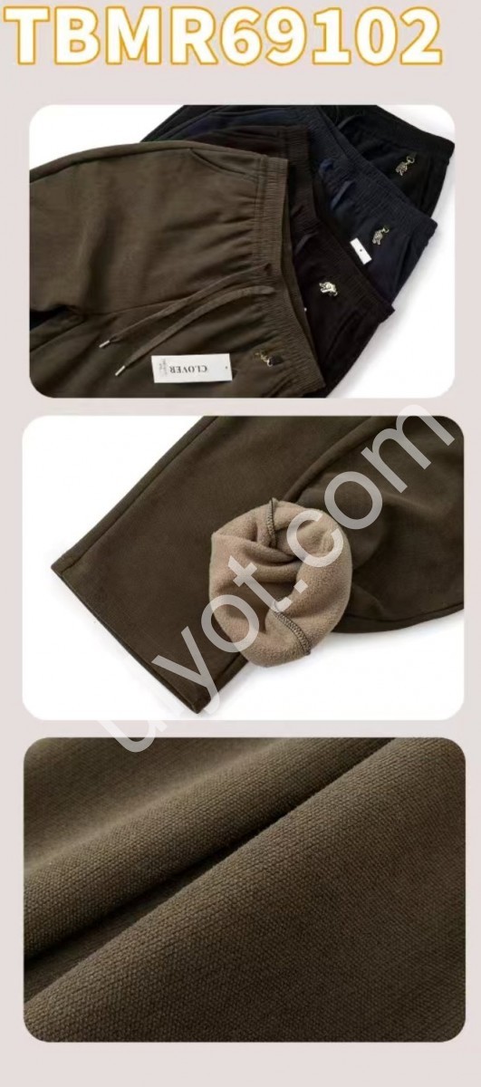 Фото 1 ШТАНЫ (3XL-6XL) ФЛИС МИКС 69102