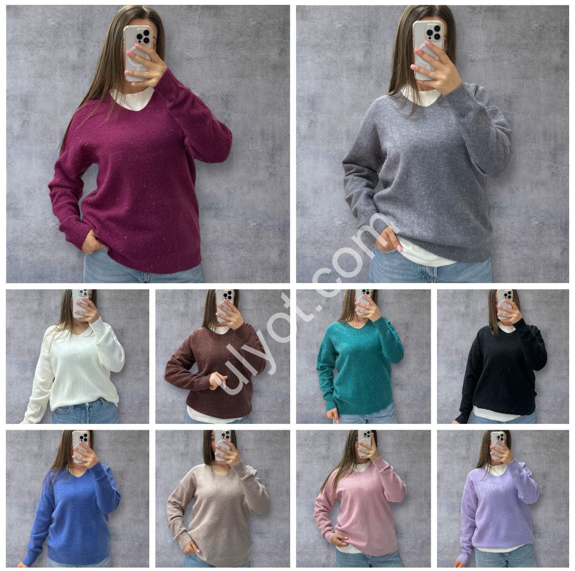 СВИТЕР (ONE SIZE 46-52) МИКС 25515