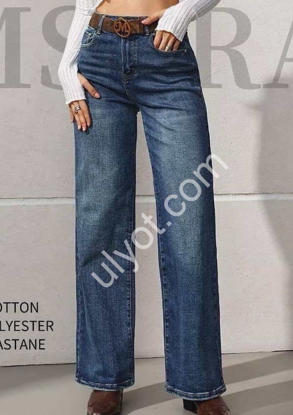 ДЖИНСИ M.SARA (XS-XL) Т.СИНІЙ 2379-H