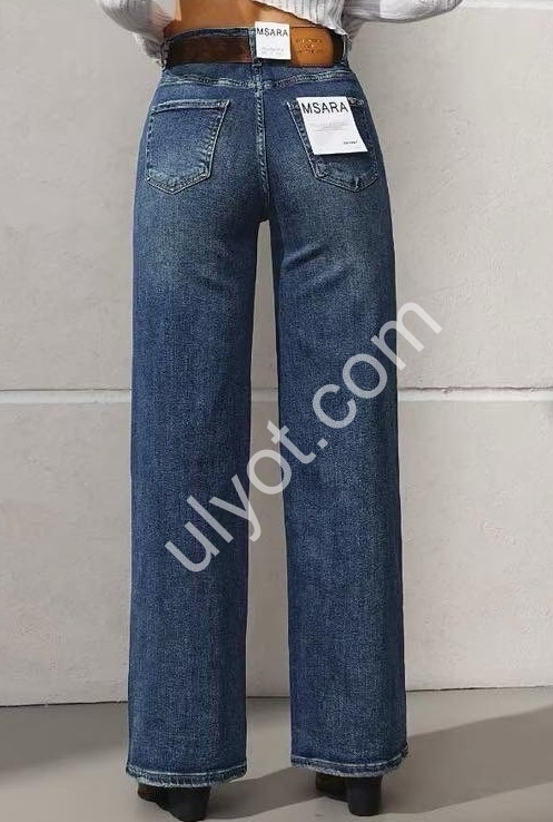 ДЖИНСИ M.SARA (XS-XL) Т.СИНІЙ 2379-H