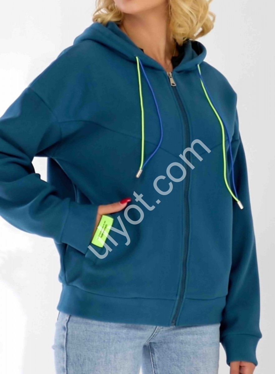 КОФТА JJF (M-3XL) МИКРОВЕЛЬВЕТ МИКРОМЕХ ШОКОЛАД 27001