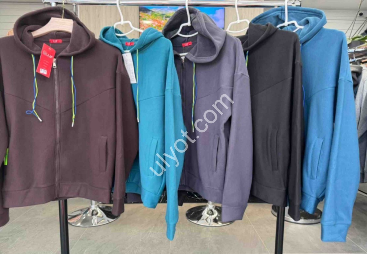КОФТА JJF (M-3XL) МИКРОВЕЛЬВЕТ МИКРОМЕХ ШОКОЛАД 27001