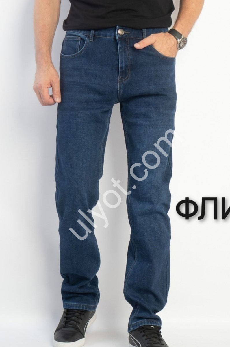 ДЖИНСИ FEERARS (32-40) ФЛІС Т.СИНІЙ 8081