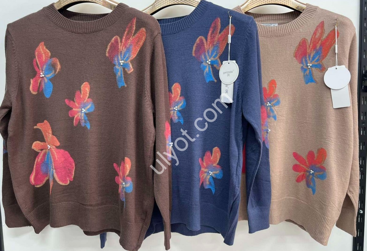 Фото 2 СВІТЕР (ONE SIZE 48-50) МІКС 714099