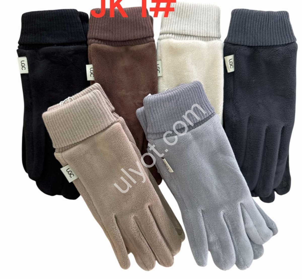 ПЕРЧАТКИ (6,5-8,5 СМ) ФЛИС МАНЖЕТ МИКС JK1